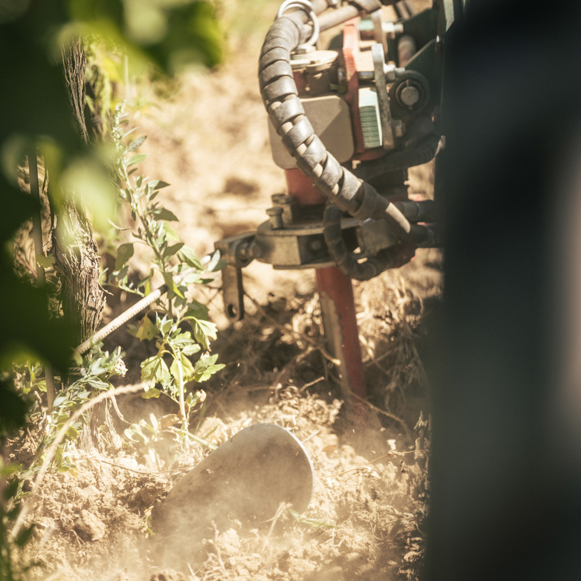 Nahaufnahme eines Arbeitsgerätes